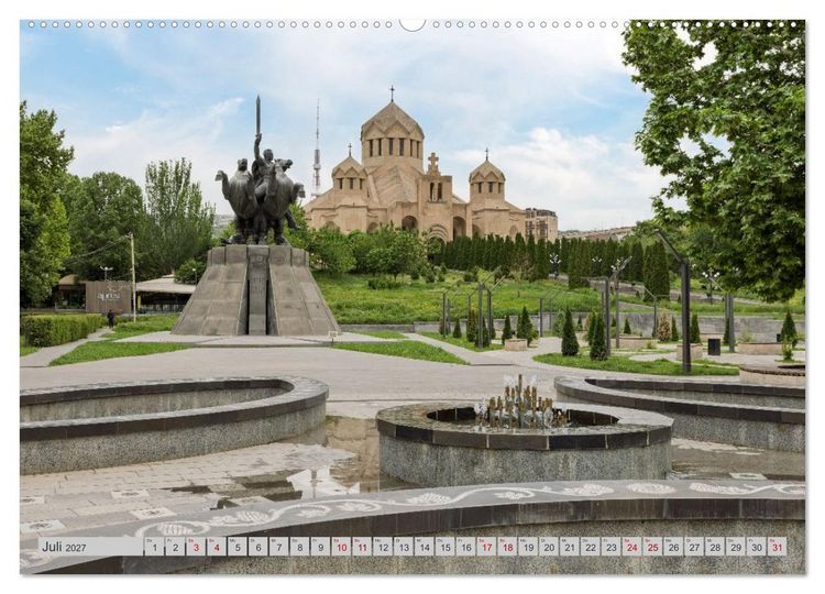Produktbild: Steine Des Glaubens: Heiliges Armenien (hochwertiger Premium Wandkalender 2027 DIN A2 quer), Kunstdruck in Hochglanz