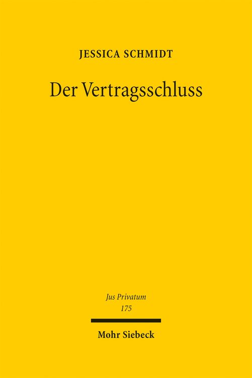 Produktbild: Der Vertragsschluss