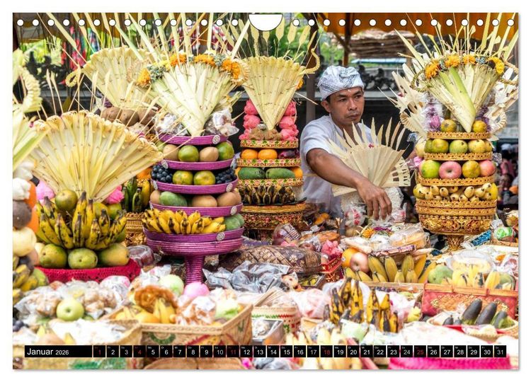Produktbild: Bali - Indonesien (Wandkalender 2026 DIN A4 quer), CALVENDO Monatskalender