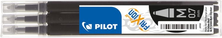 Produktbild: PILOT Mine FriXion Ball schwarz, 3er Set