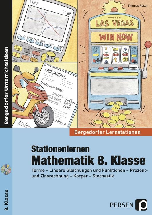 Produktbild: Stationenlernen Mathematik 8. Klasse