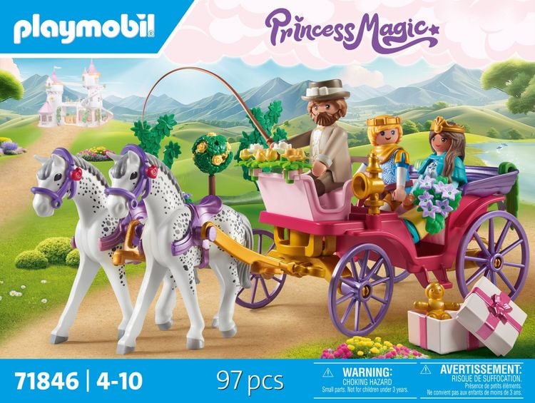 Produktbild: PLAYMOBIL 71846 Kutschfahrt mit Prinzessin und Prinz
