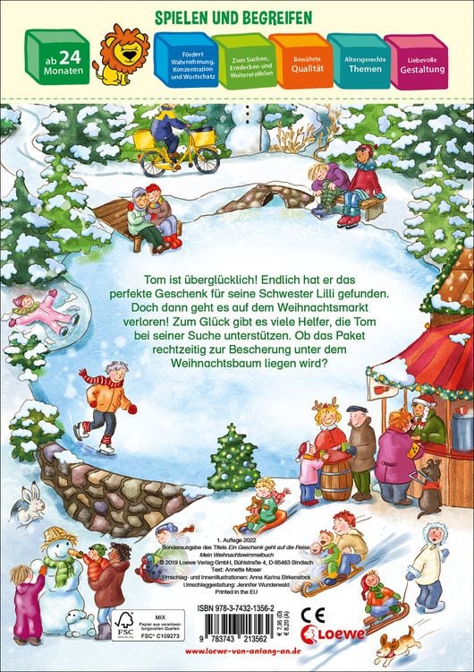 Produktbild: Mein liebstes Weihnachts-Wimmelbuch