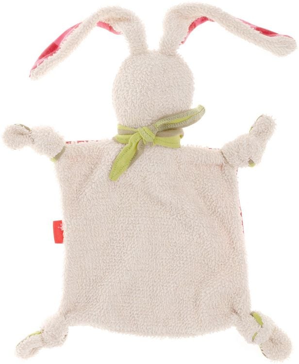 Produktbild: sigikid 40594 - Schnuffeltuch Hase pink gestreift Classic