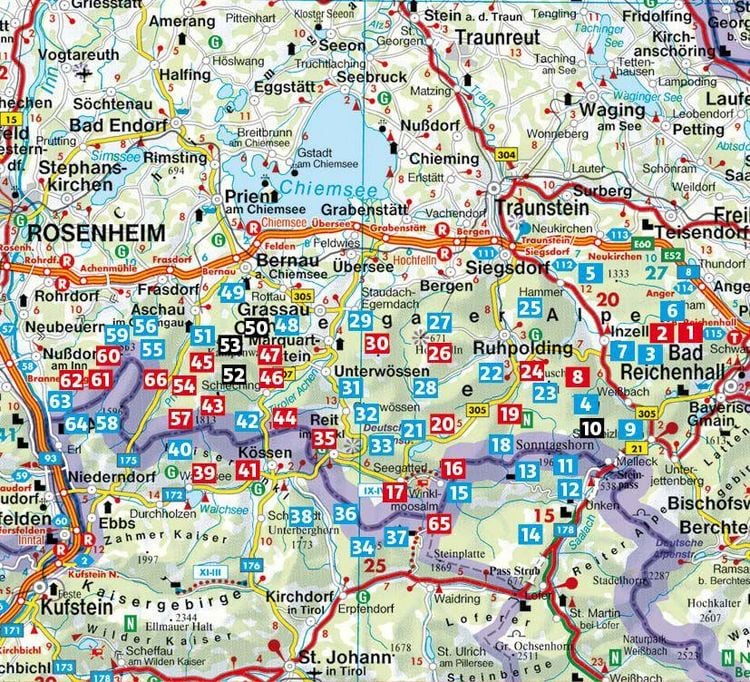 Produktbild: ROTHER Wanderf&uuml;hrer Chiemgau