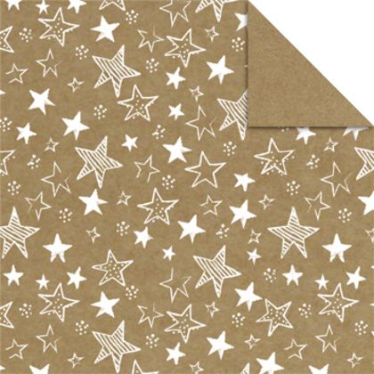 Produktbild: URSUS Faltbl&auml;tter Kraftpapier "Weihnachten", 15 x 15 cm