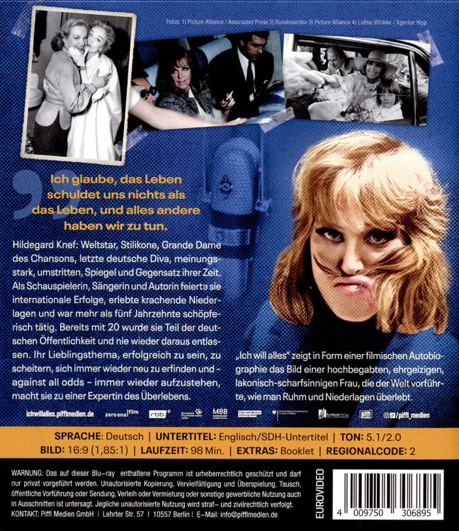 Produktbild: Ich will alles. Hildegard Knef