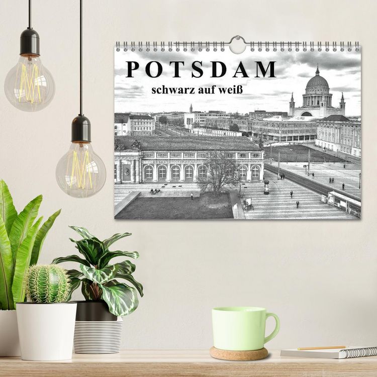 Produktbild: Potsdam schwarz auf wei&szlig; (Wandkalender 2026 DIN A4 quer), CALVENDO Monatskalender