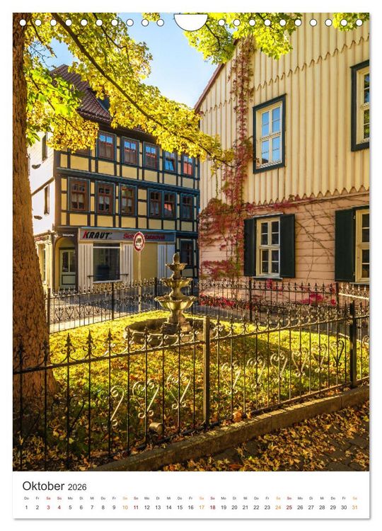Produktbild: Stadt Wernigerode (Wandkalender 2026 DIN A4 hoch), CALVENDO Monatskalender
