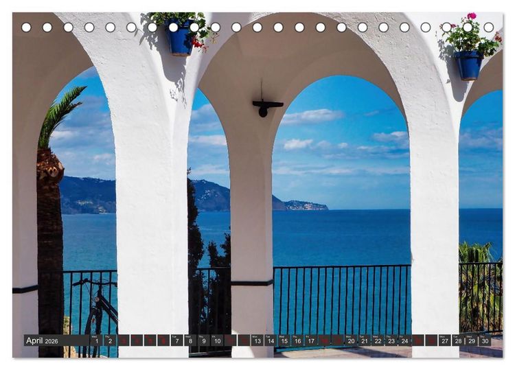 Produktbild: Andalusia sunny side of life (Desk Calendar 2026 DIN A5 landscape), CALVENDO 12 Month DeskCalendar