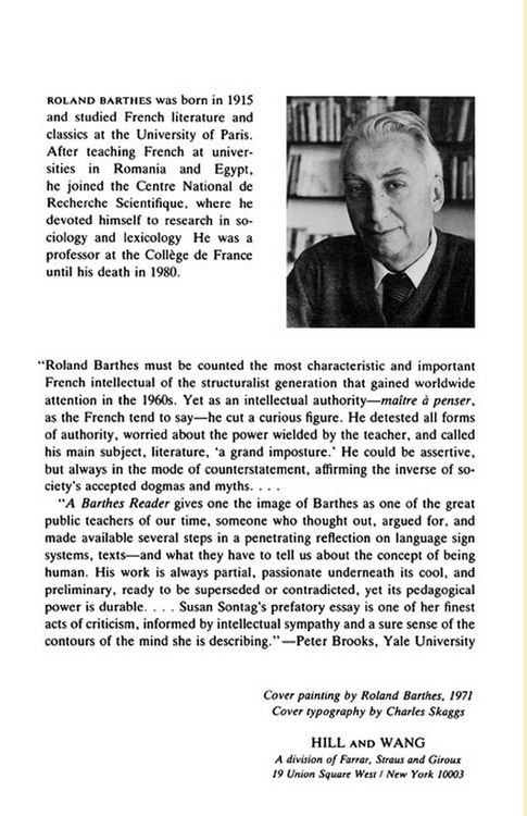 Produktbild: A Barthes Reader