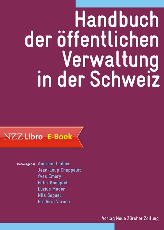 Produktbild: Handbuch der &ouml;ffentlichen Verwaltung in der Schweiz