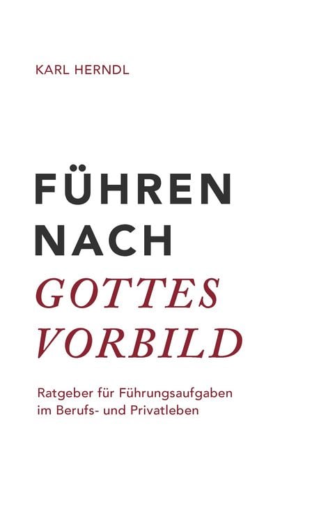 Produktbild: F&uuml;hren nach Gottes Vorbild