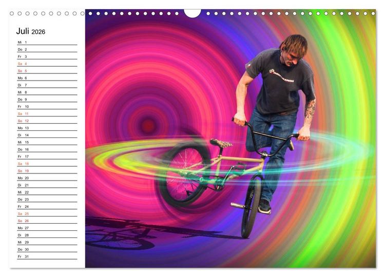 Produktbild: BMX My Life (Wandkalender 2026 DIN A3 quer), CALVENDO Monatskalender