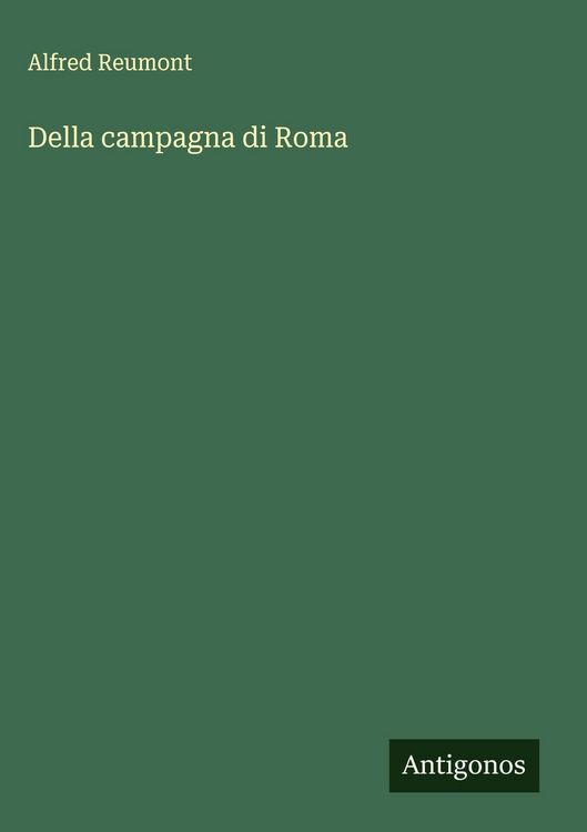 Produktbild: Della campagna di Roma