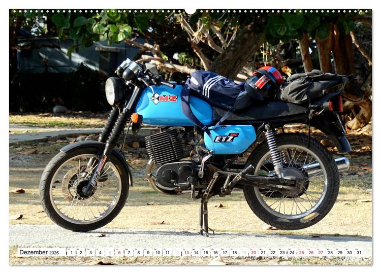 Produktbild: Mythos MZ - Ein DDR-Motorrad auf Kuba (Wandkalender 2026 DIN A2 quer), CALVENDO Monatskalender