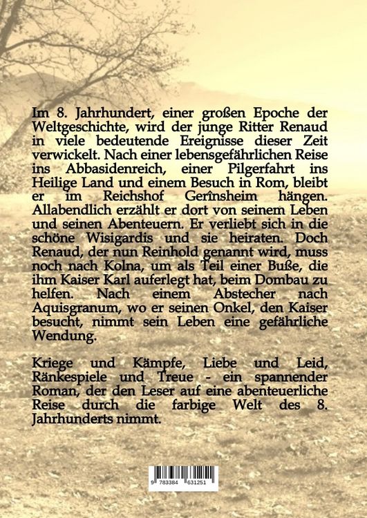 Produktbild: Die Reinoldus Saga - ein historischer Roman im fr&uuml;hen Mittelalter