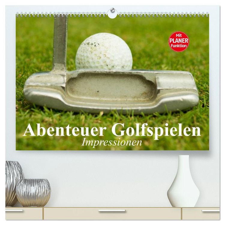 Produktbild: Abenteuer Golfspielen. Impressionen (hochwertiger Premium Wandkalender 2026 DIN A2 quer), Kunstdruck in Hochglanz
