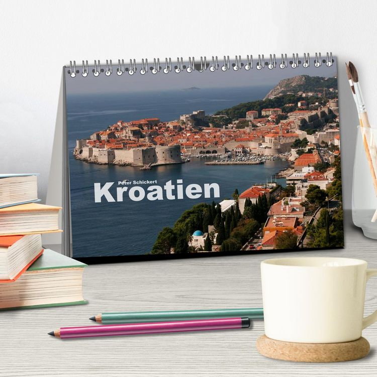 Produktbild: Kroatien (Tischkalender 2026 DIN A5 quer), CALVENDO Monatskalender