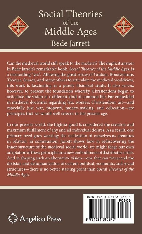 Produktbild: Social Theories of the Middle Ages