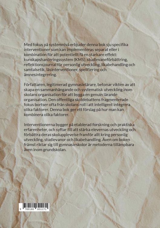 Produktbild: Sju interventioner f&ouml;r gymnasieskolan