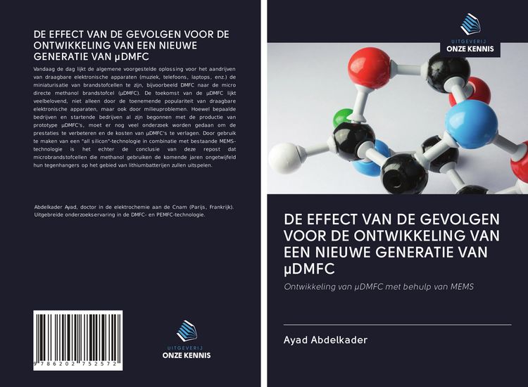 Produktbild: DE EFFECT VAN DE GEVOLGEN VOOR DE ONTWIKKELING VAN EEN NIEUWE GENERATIE VAN &micro;DMFC
