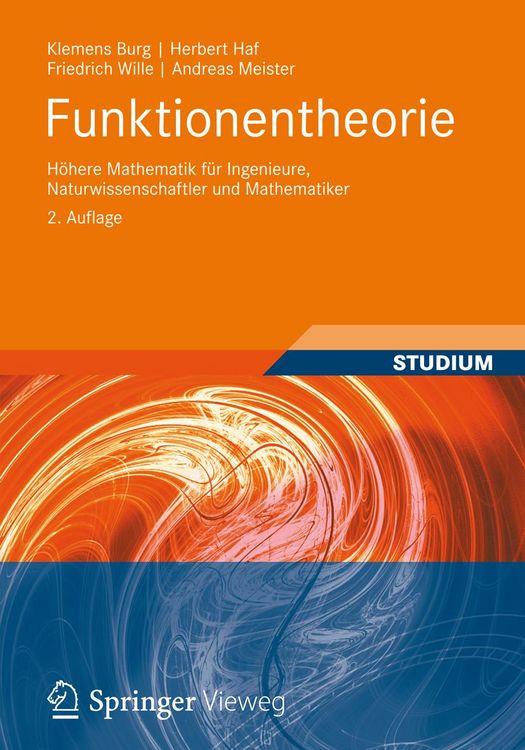 Produktbild: Funktionentheorie