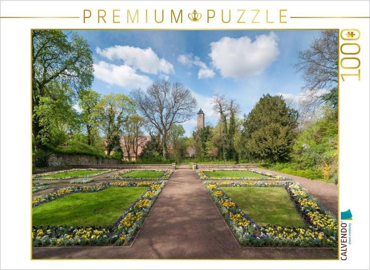 Produktbild: CALVENDO Puzzle Fr&uuml;hling am Giebichenstein | 1000 Teile Lege-Gr&ouml;&szlig;e 64x48cm Foto-Puzzle f&uuml;r gl&uuml;ckliche Stunden