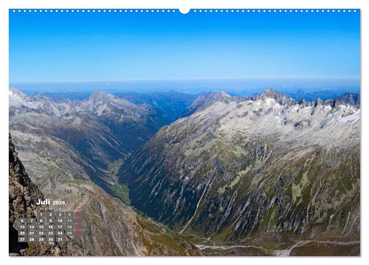 Produktbild: Die weiten T&auml;ler im Salzburger Land (hochwertiger Premium Wandkalender 2026 DIN A2 quer), Kunstdruck in Hochglanz