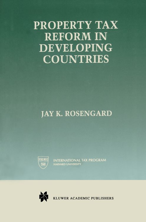 Produktbild: Property Tax Reform in Developing Countries