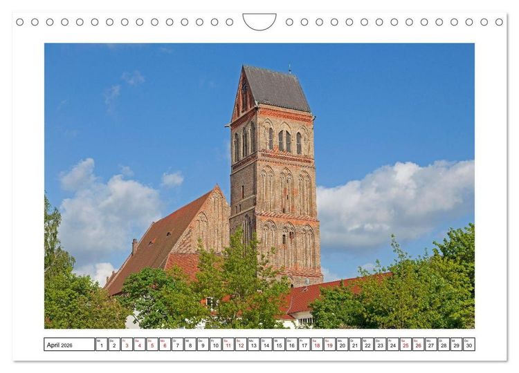 Produktbild: Hansest&auml;dte in Norddeutschland (Wandkalender 2026 DIN A4 quer), CALVENDO Monatskalender