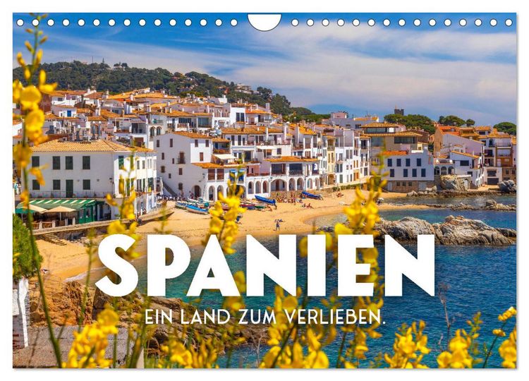Produktbild: Spanien - ein Land zum Verlieben. (Wandkalender 2026 DIN A4 quer), CALVENDO Monatskalender