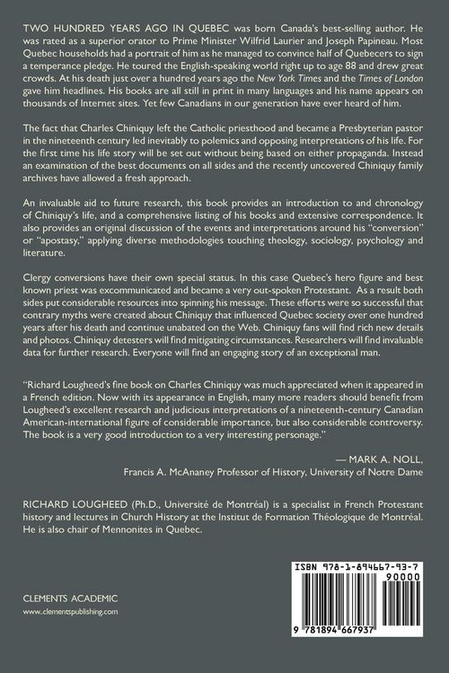 Produktbild: The Controversial Conversion of Charles Chiniquy