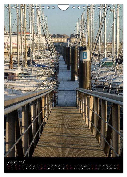 Produktbild: Portraits de Saint-Malo (Calendrier mural 2026 DIN A4 horizontal), CALVENDO calendrier mensuel