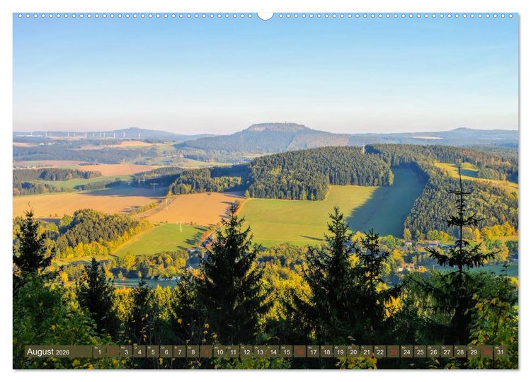 Produktbild: Erzgebirge - Reiches kulturelles Erbe und erholsame Natur (Wandkalender 2026 DIN A2 quer), CALVENDO Monatskalender