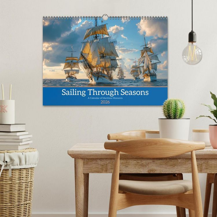 Produktbild: Sailing Through Seasons (Wall Calendar 2026 DIN A3 landscape), CALVENDO 12 Month Wall Calendar