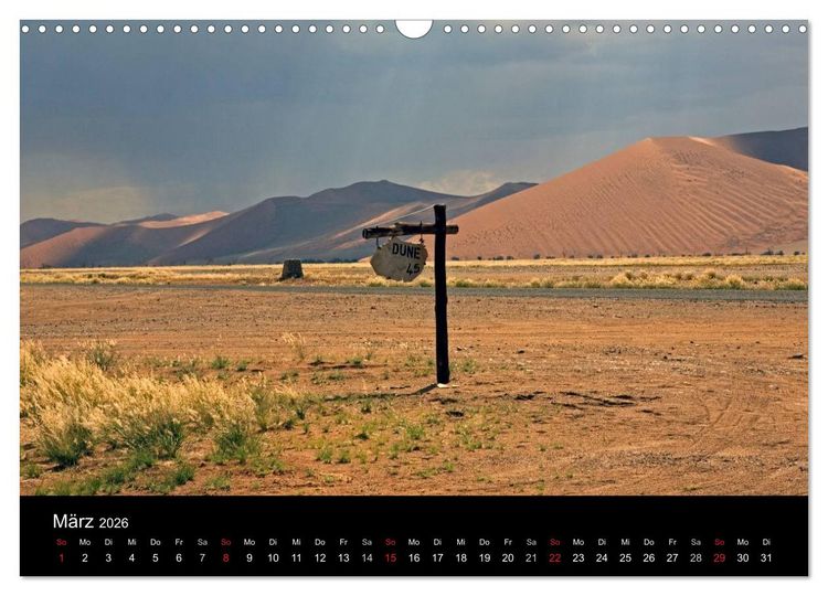 Produktbild: Namibia - Sch&ouml;ne Ansichten (Wandkalender 2026 DIN A3 quer), CALVENDO Monatskalender