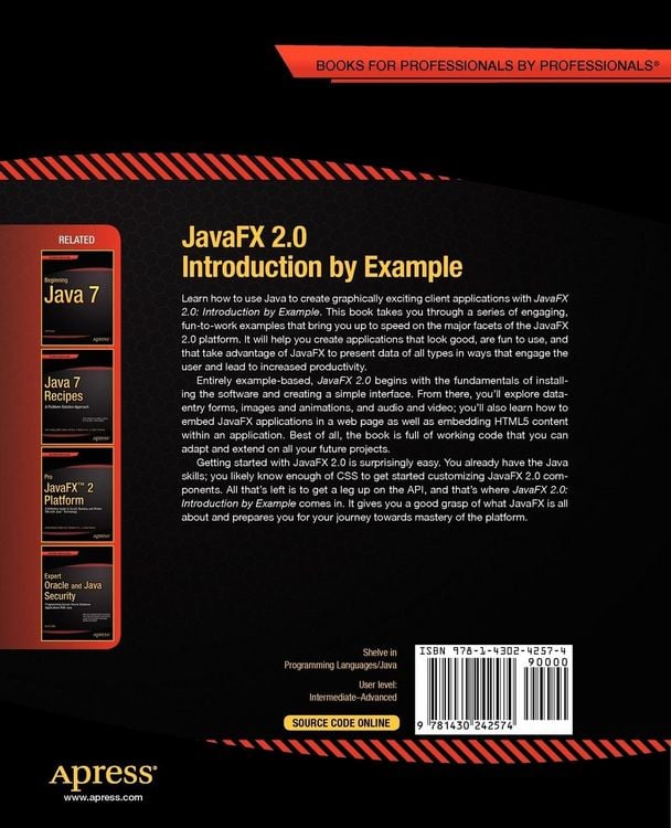 Produktbild: JavaFX 2.0: Introduction by Example