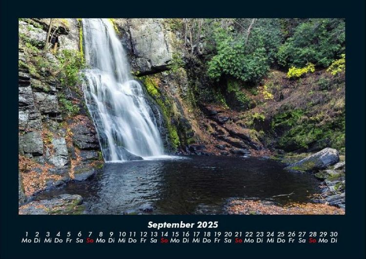 Produktbild: Wasserf&auml;lle 2025 Fotokalender DIN A4