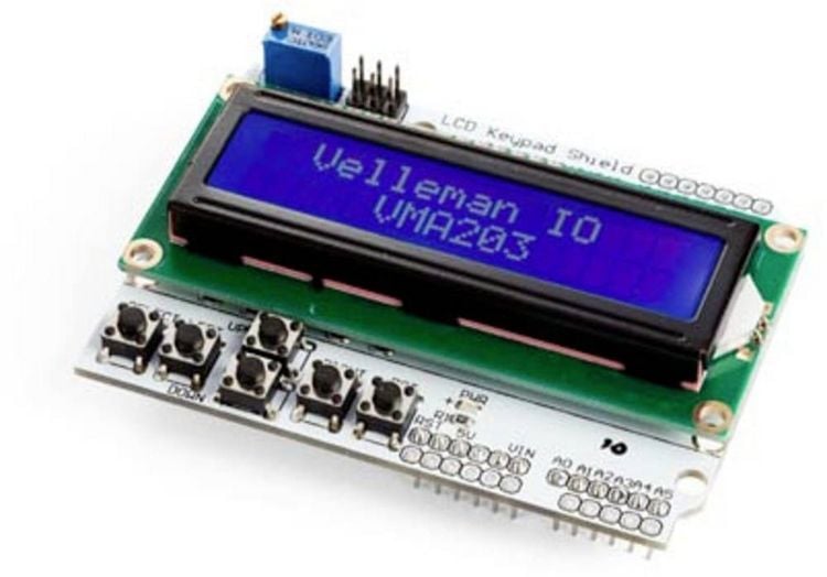 Produktbild: Whadda WPSH203 LCD Display Passend f&uuml;r (Entwicklungskits): Arduino