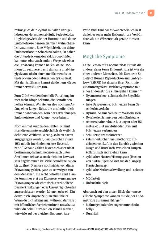 Produktbild: Die beste Ernährung bei Endometriose