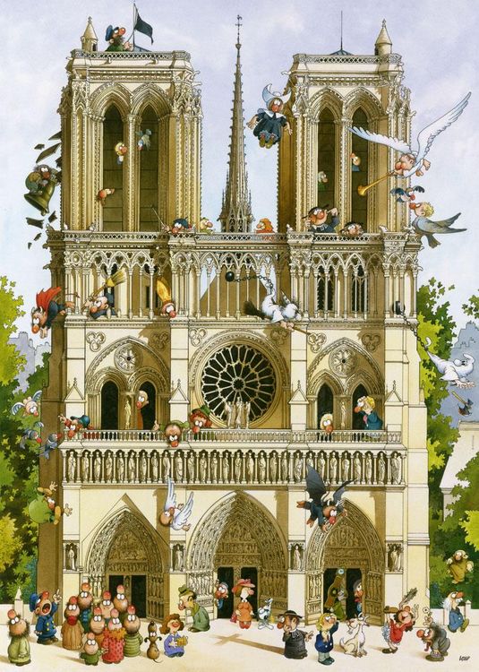 Produktbild: Vive Notre Dame! Puzzle