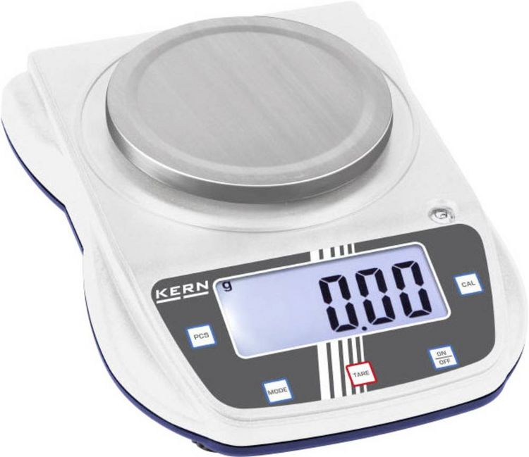 Produktbild: Kern EHA 500-2 Schulwaage W&auml;gebereich (max.) 500 g Ablesbarkeit 0.01 g &uuml;ber Steckernetzteil Grauwei&szlig;, Kobaltblau
