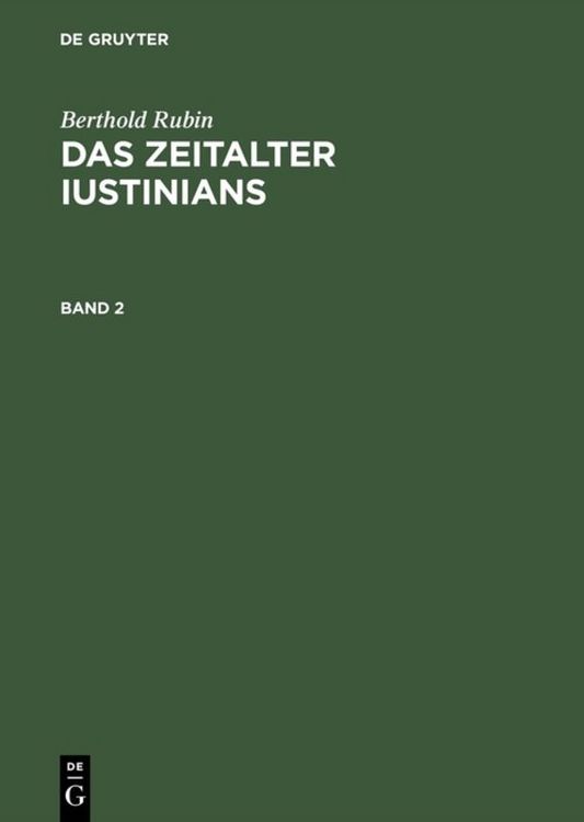 Produktbild: Das Zeitalter Iustinians. Band 2