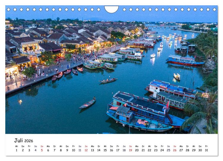 Produktbild: Vietnam aus der Luft (Wandkalender 2026 DIN A4 quer), CALVENDO Monatskalender
