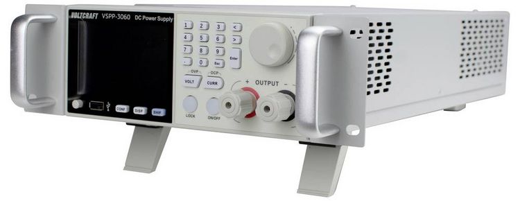 Produktbild: VOLTCRAFT VSPP-3060 Labornetzger&auml;t f&uuml;r Rackeinbau, einstellbar 0 - 600 V/DC 0 - 10A 3000W USB, LAN programmierbar, fernsteuerbar