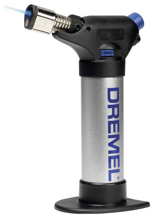 Produktbild: Dremel 2200-5 Versaflame Gasl&ouml;t-Set Hei&szlig;gasd&uuml;se, L&ouml;tspitze 550 - 1200 &deg;C inkl. Piezoz&uuml;nder