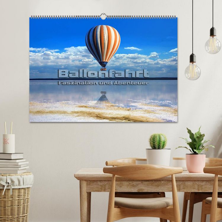 Produktbild: Ballonfahrt - Faszination und Abenteuer (Wandkalender 2026 DIN A2 quer), CALVENDO Monatskalender