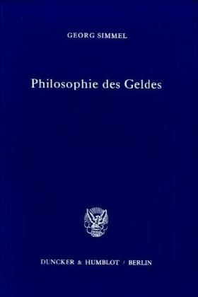 Produktbild: Philosophie des Geldes.