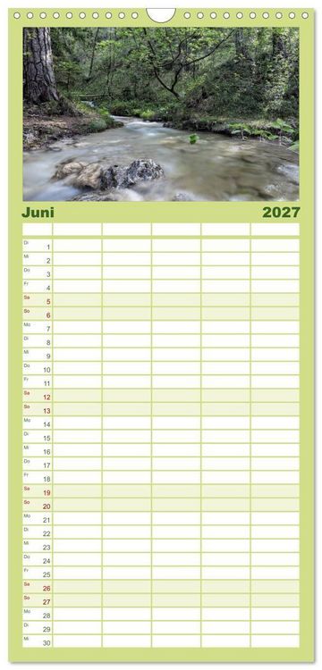 Produktbild: Familienplaner 2027 - Im S&uuml;den von &Ouml;sterreich mit 5 Spalten (Wandkalender, 21 x 45 cm) CALVENDO